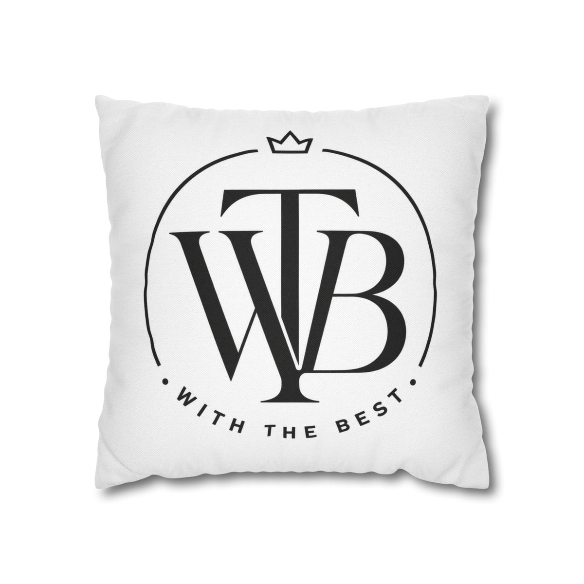 Spun Polyester Square Pillowcase