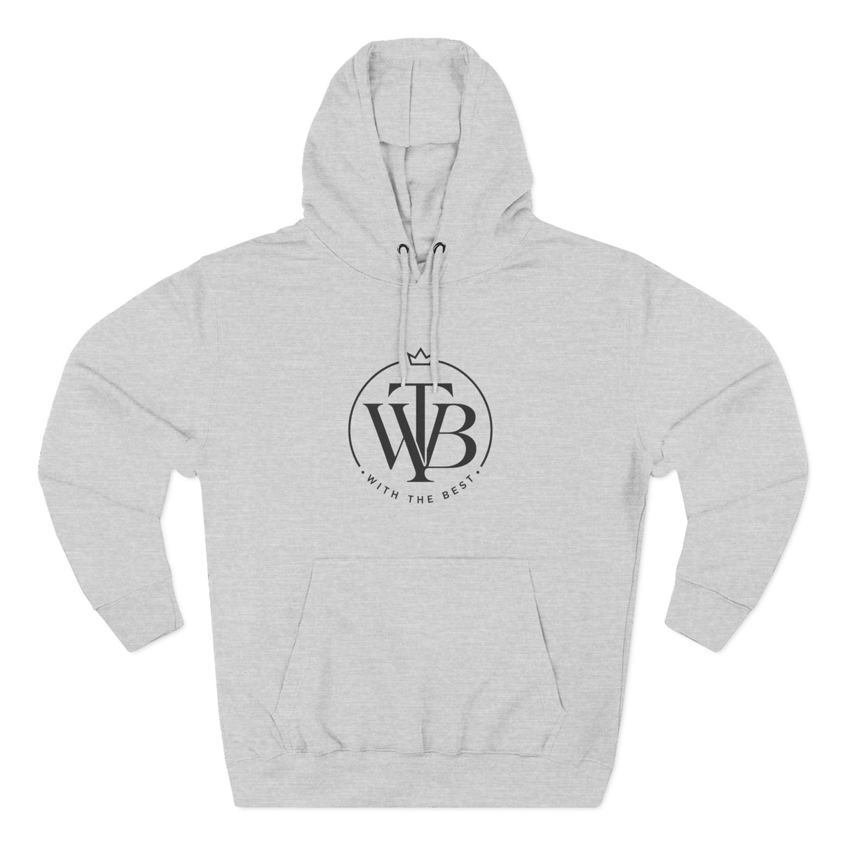 Three-Panel Fleece Hoodie
